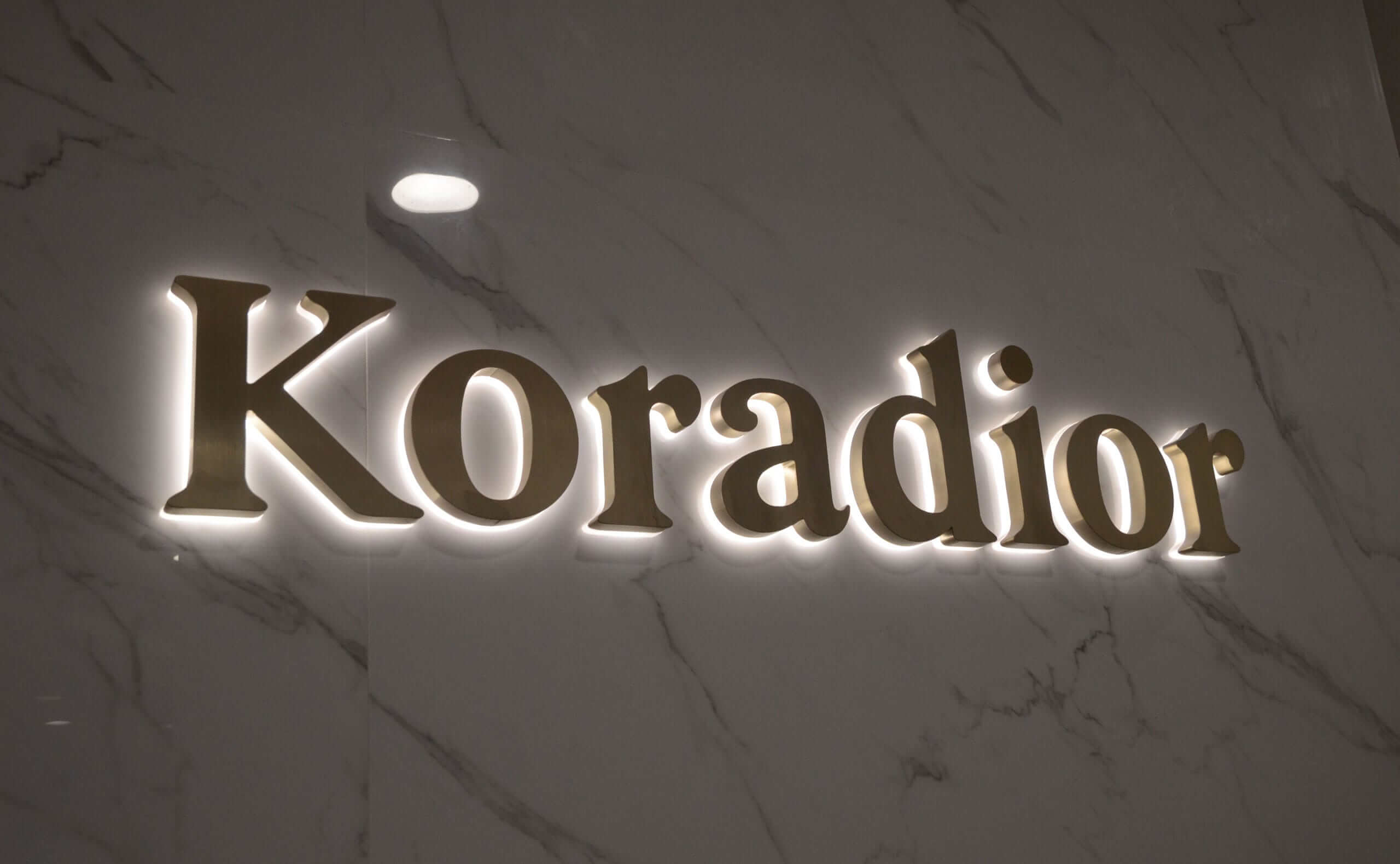 Halo Lit Letters For Koradior